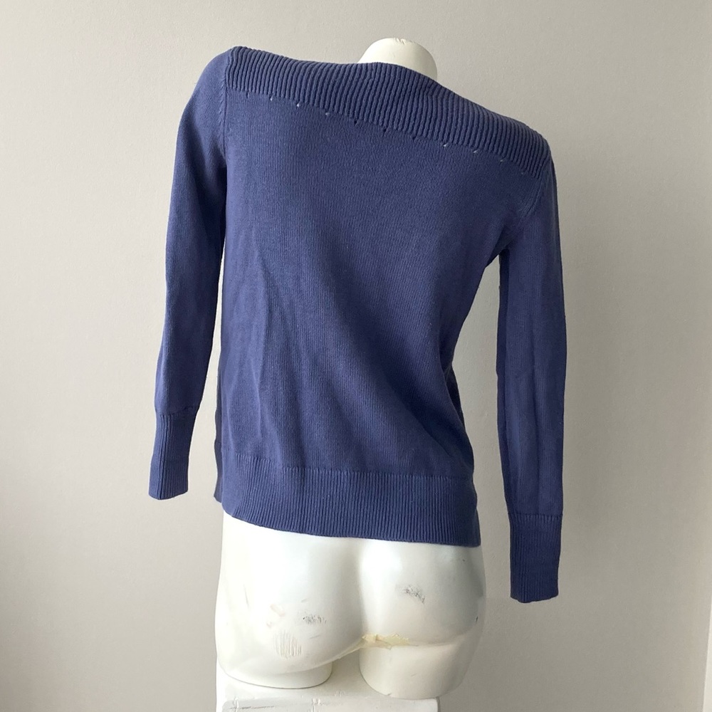 LOFT Crew Cotton Long-Sleeve Sweater - Picture 3 of 5